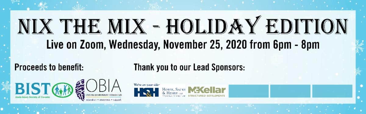 November 25, 2020 – HSH Sponsors Nix the Mix (Holiday Edition)