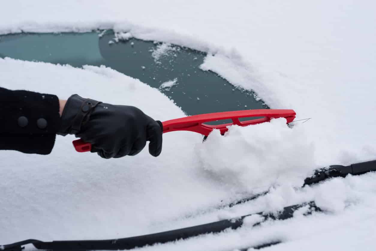 Ice and Snow on your Car? Clean it Off!